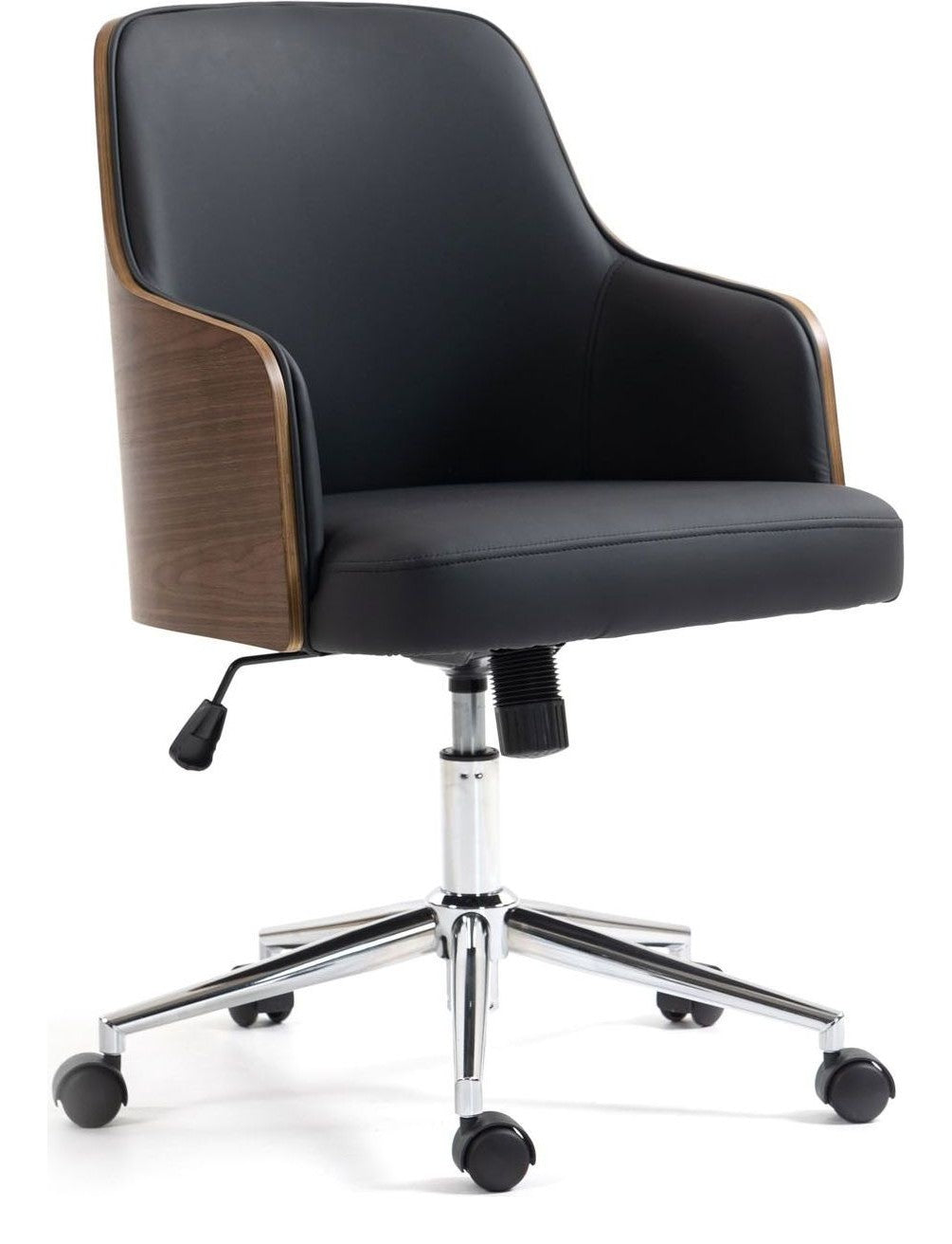 Kyoto Leather Swivel Meeting Chair
