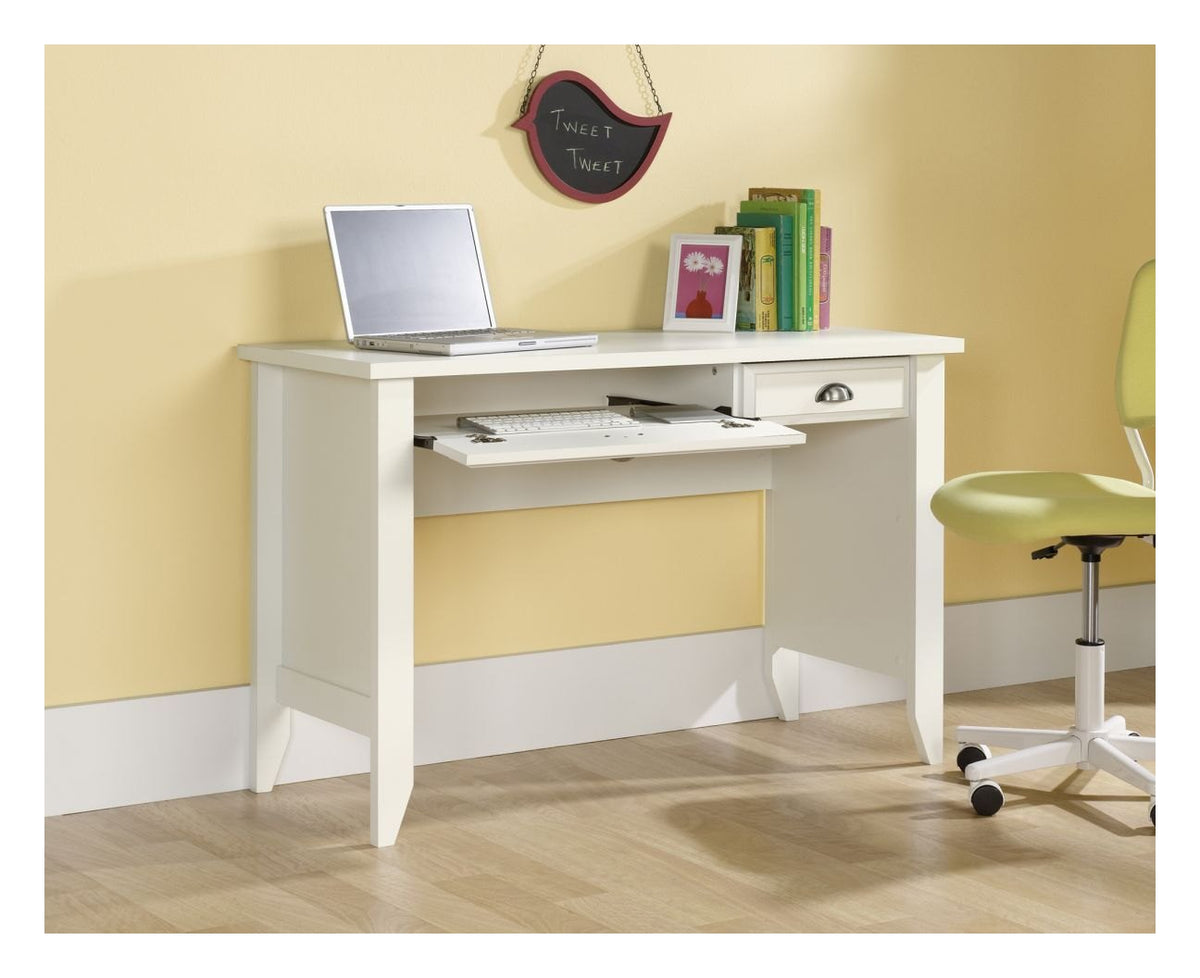 Laptop Desk in soft white, view 2