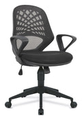 Lattice Mesh Operator Chair in black