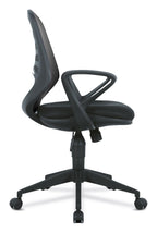 Lattice Mesh Operator Chair in black, view 2