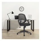 Lattice Mesh Operator Chair in black, view 6