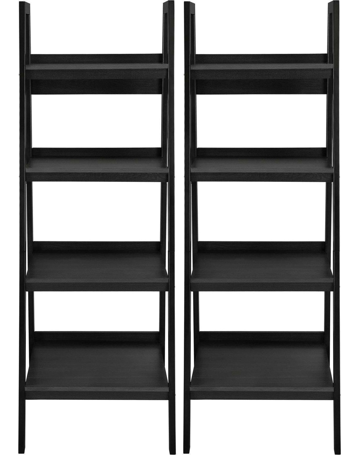Lawrence 4 Shelf Ladder Bookcase Bundle