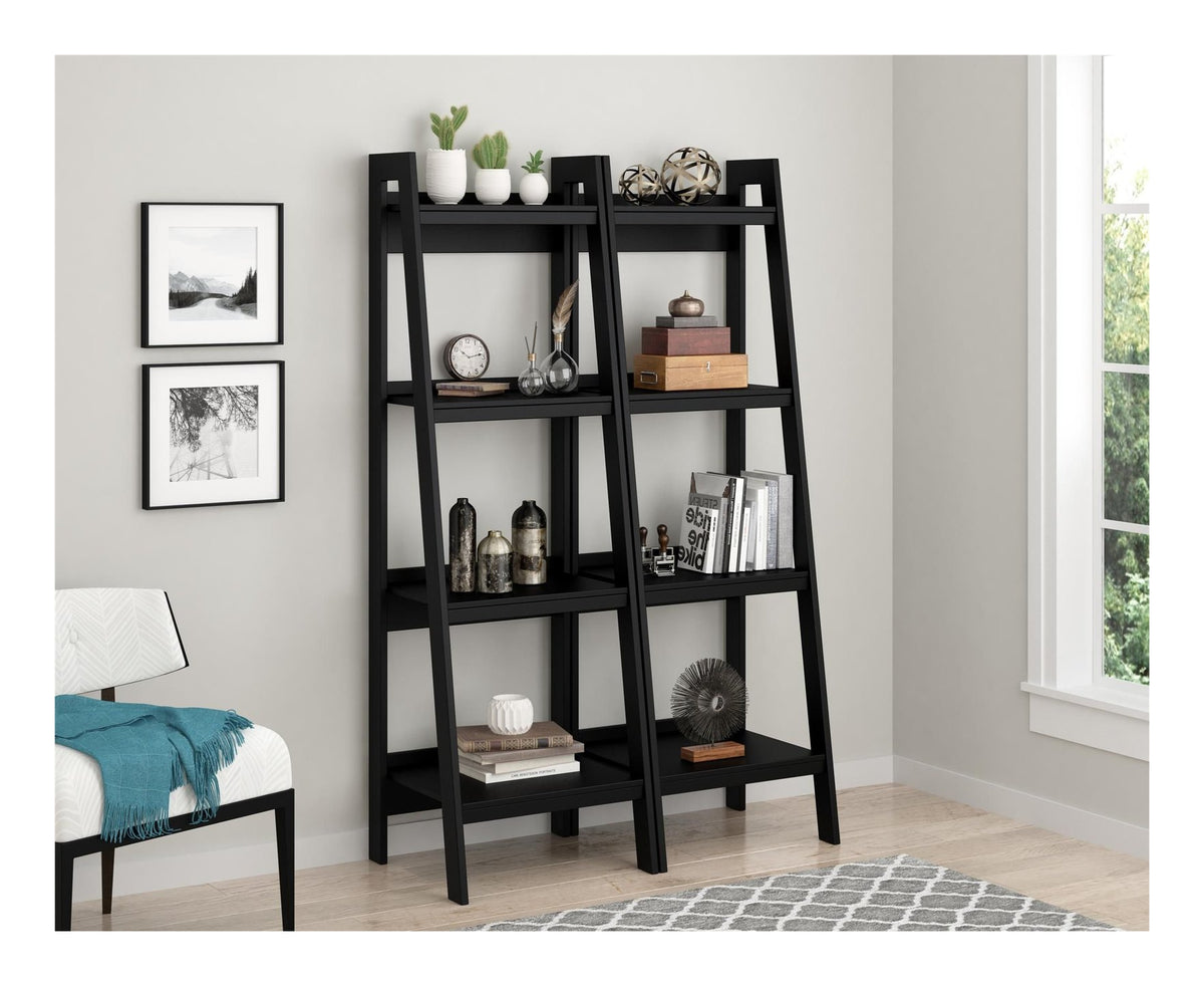 Lawrence 4 Shelf Ladder Bookcase Bundle, view 5