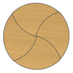 Leaf Modular Classroom Table, view 2