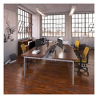 Ledger Adapt Sliding Top Double Back to Back Desk (4 Person), in an office