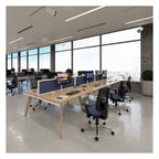 Ledger Fuze Back to Back Desk (2 Person), in an office