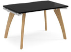 Ledger Fuze Single Desk, 1200 x 800, black top