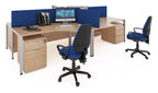 Ledger Maestro 25 Bench Ergonomic Corner Desk, in an office