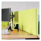 Ledger Maestro 25 Cantilever Ergonomic Corner Desk with Two Drawer Pedestal, in an office