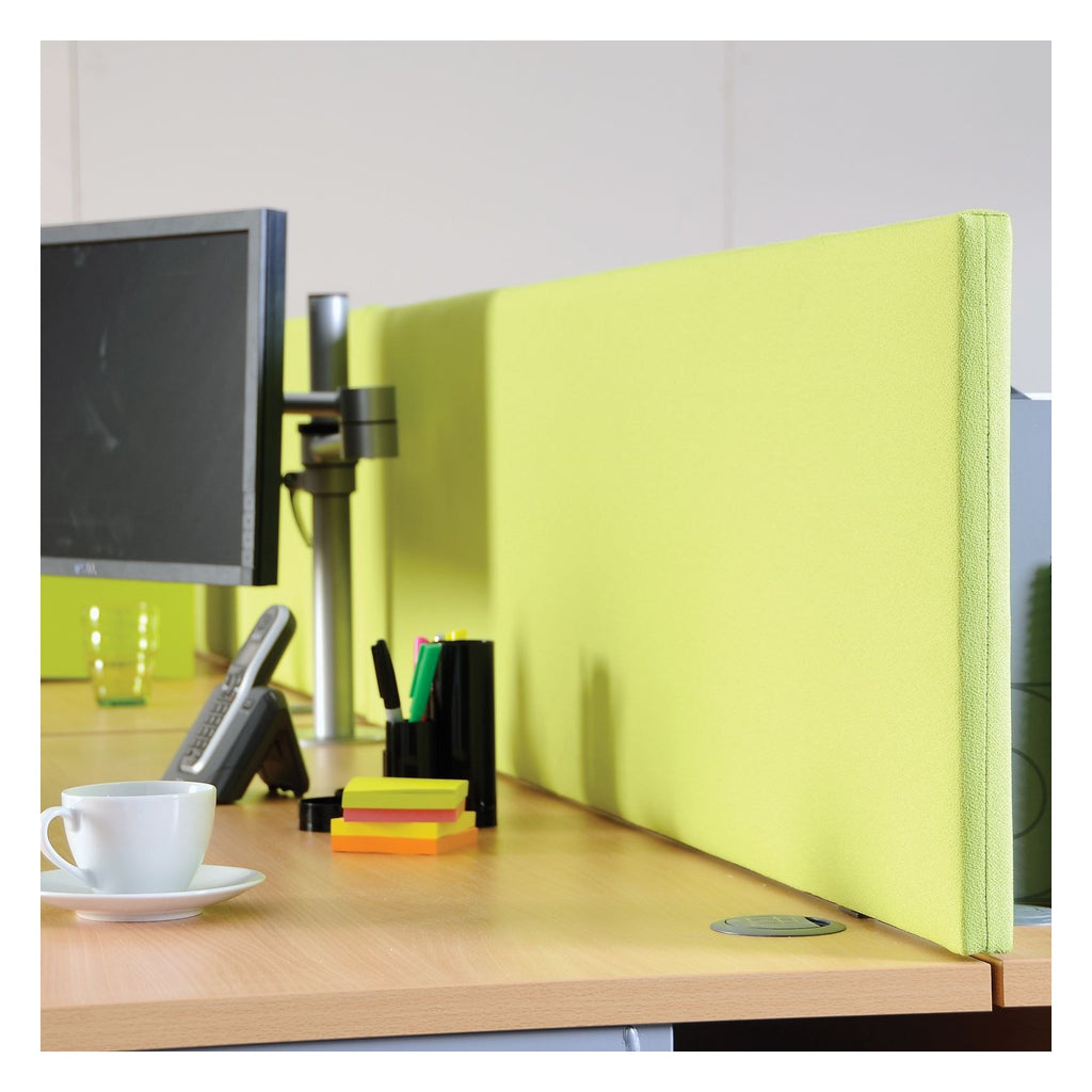 Ledger Maestro 25 Cantilever Straight Desk with Two Drawer Pedestal, in an office