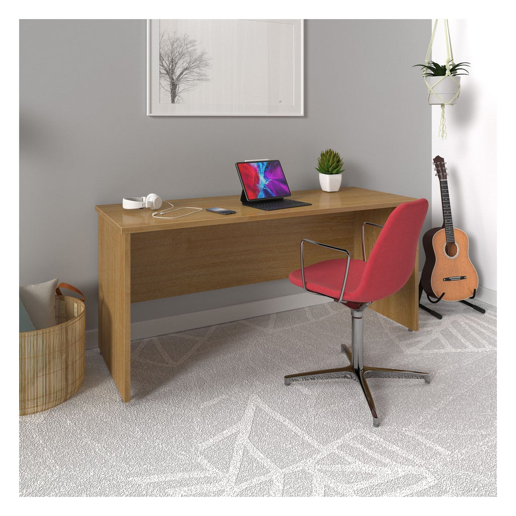 Ledger Maestro 25 Panel End Straight Desk with 2 x Two Drawer Pedestals, in an office