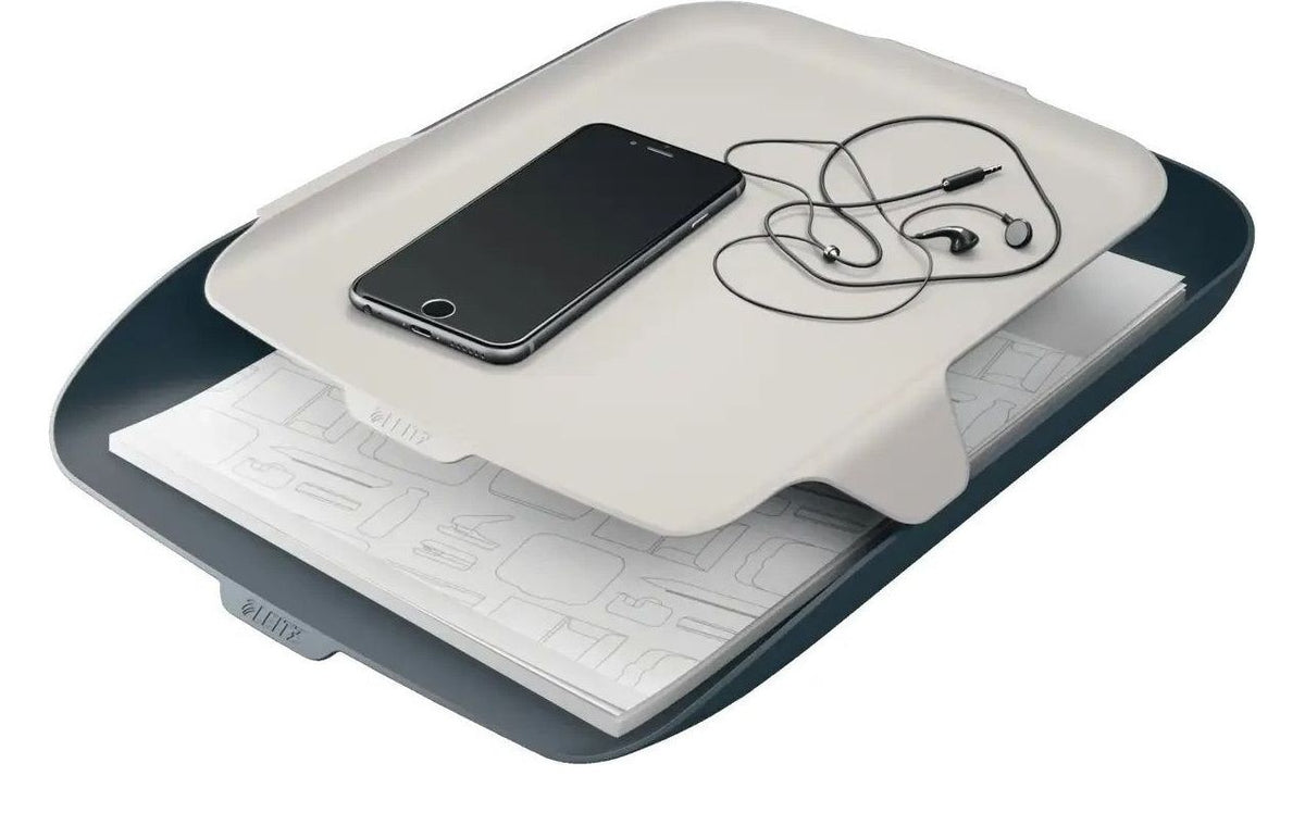 Leitz Cosy Letter Tray with Desk Organiser, view 4