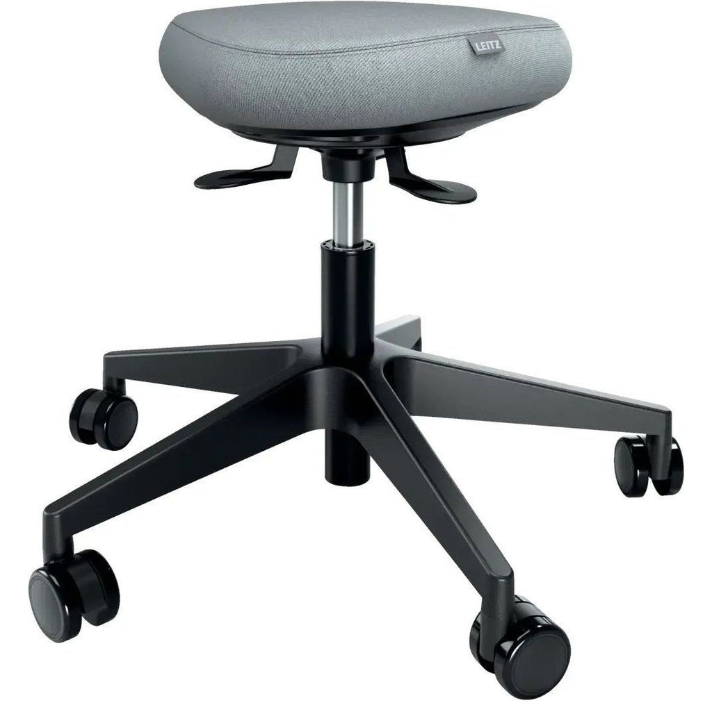 Leitz Ergo Active Sitting Stool with Wheels and Wobble Comfort Seat