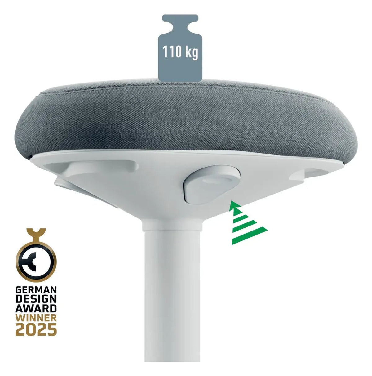 Leitz Ergo Active Standing Stool with Comfort Seat, view 13