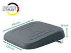 Leitz Ergo Adjustable Desk Foot Rest, 80% Recycled Plastic, view 6
