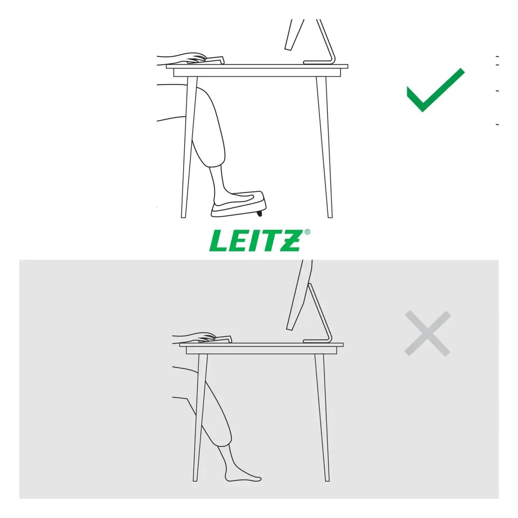 Leitz Ergo Adjustable Desk Foot Rest, 80% Recycled Plastic, view 7