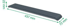 Leitz Ergo Adjustable Keyboard Wrist Rest, view 6