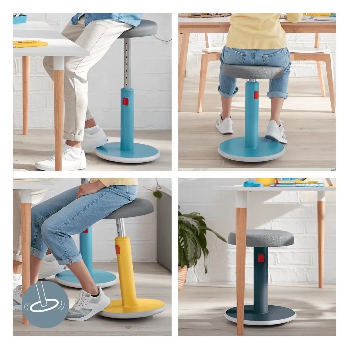 Leitz Ergo Cosy Active Sit Stand Stool 2 in 1, view 5