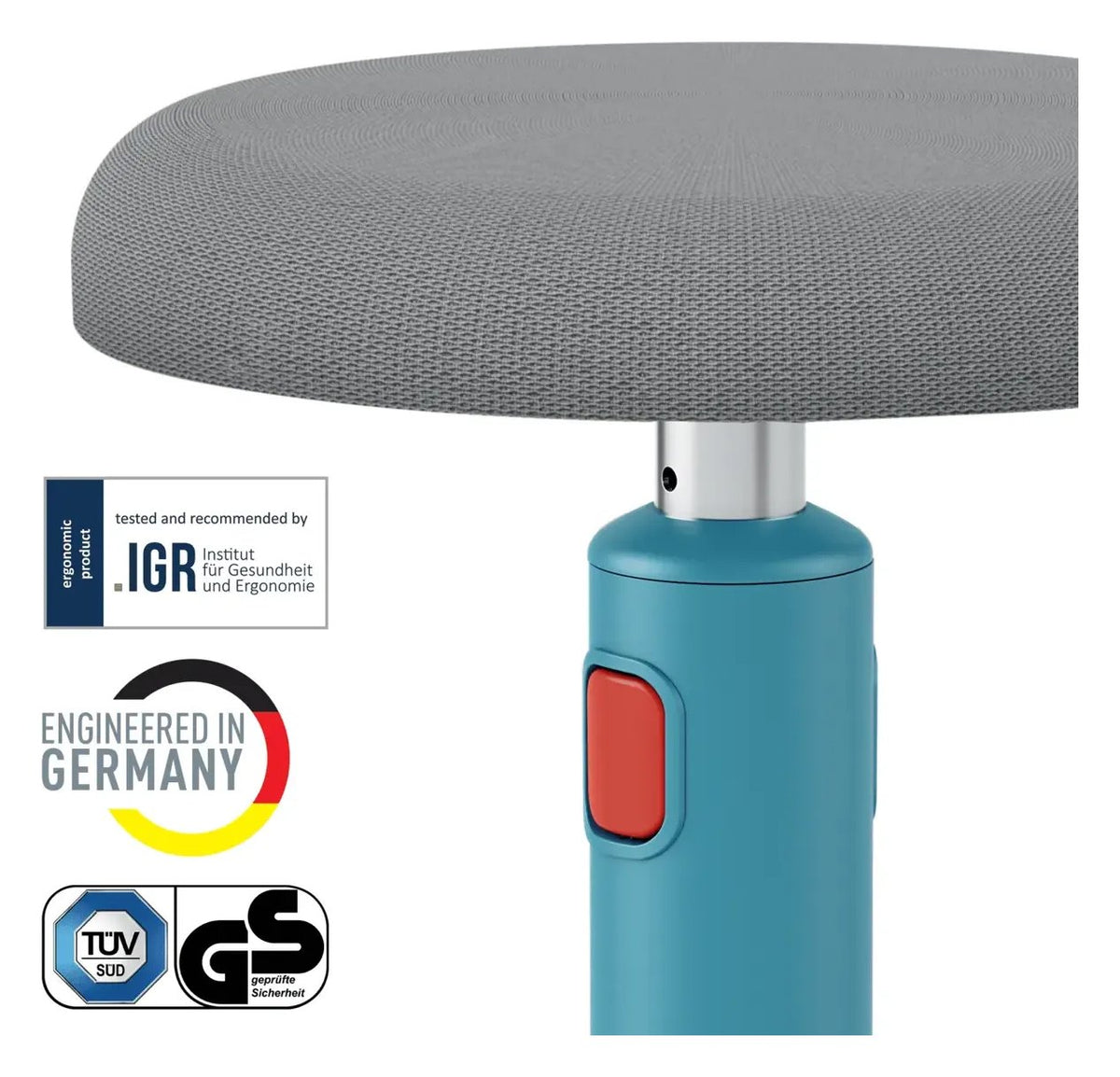 Leitz Ergo Cosy Active Sit Stand Stool 2 in 1, view 6