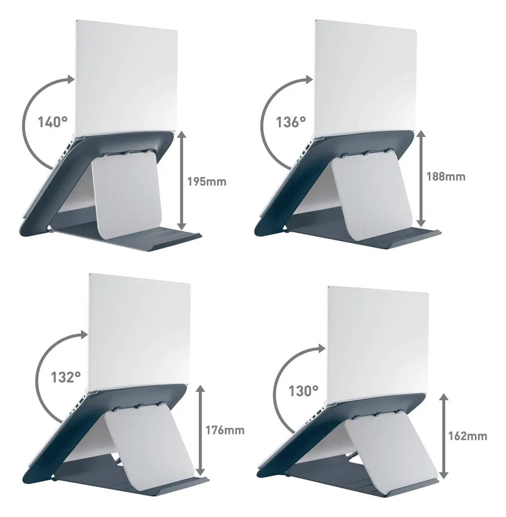 Leitz Ergo Cosy Adjustable Laptop Stand, 80% Recycled Plastic, view 14