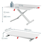 Leitz Ergo Cosy Standing Desk Converter with Sliding Tray, view 11