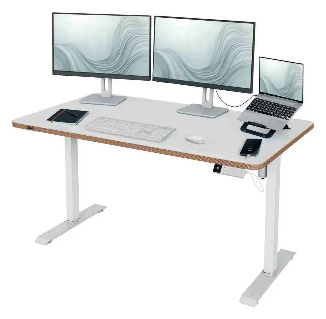 Leitz Ergo Electric Sit Standing Desk with Stand-Up Reminder 140 x 80cm