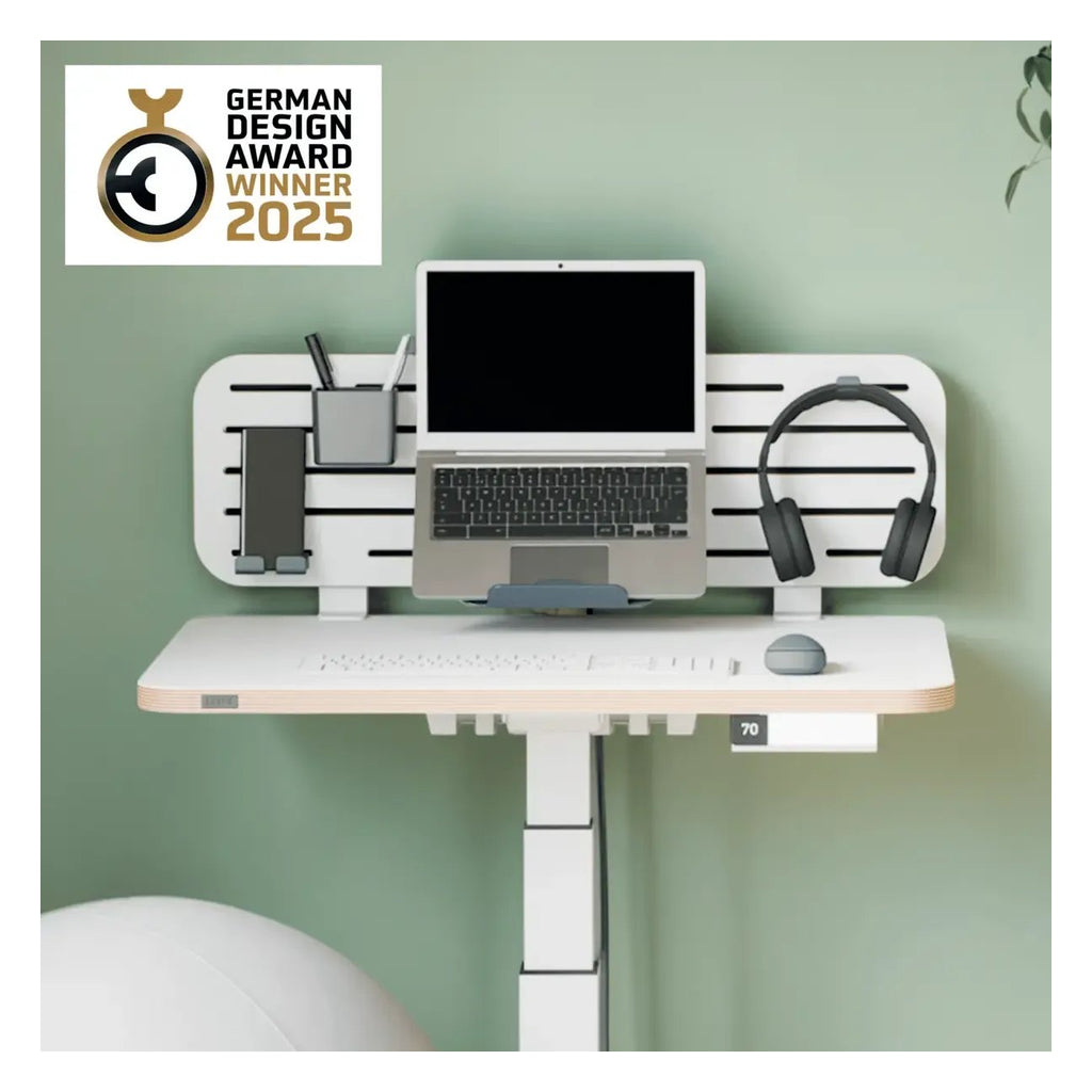 Leitz Ergo Pegboard Desk Organiser with Laptop Holder 80 x 25 Cm, view 2