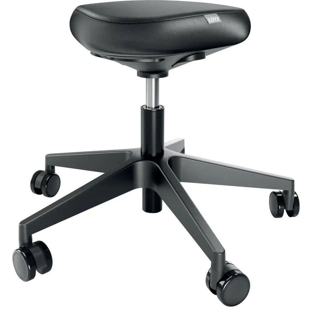 Leitz Ergo Sitting Stool with Wheels and Comfort Seat