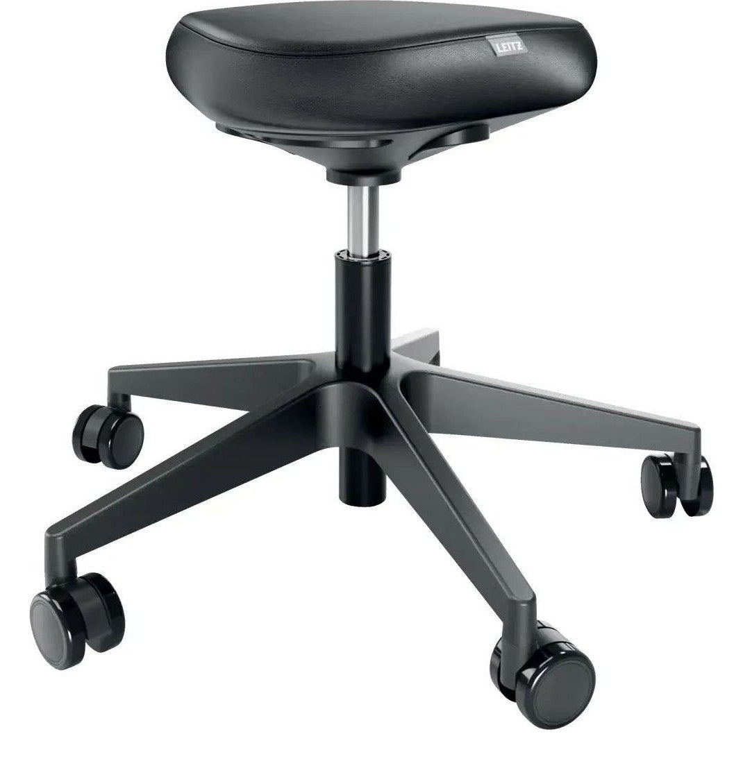 Leitz Ergo Sitting Stool with Wheels and Comfort Seat