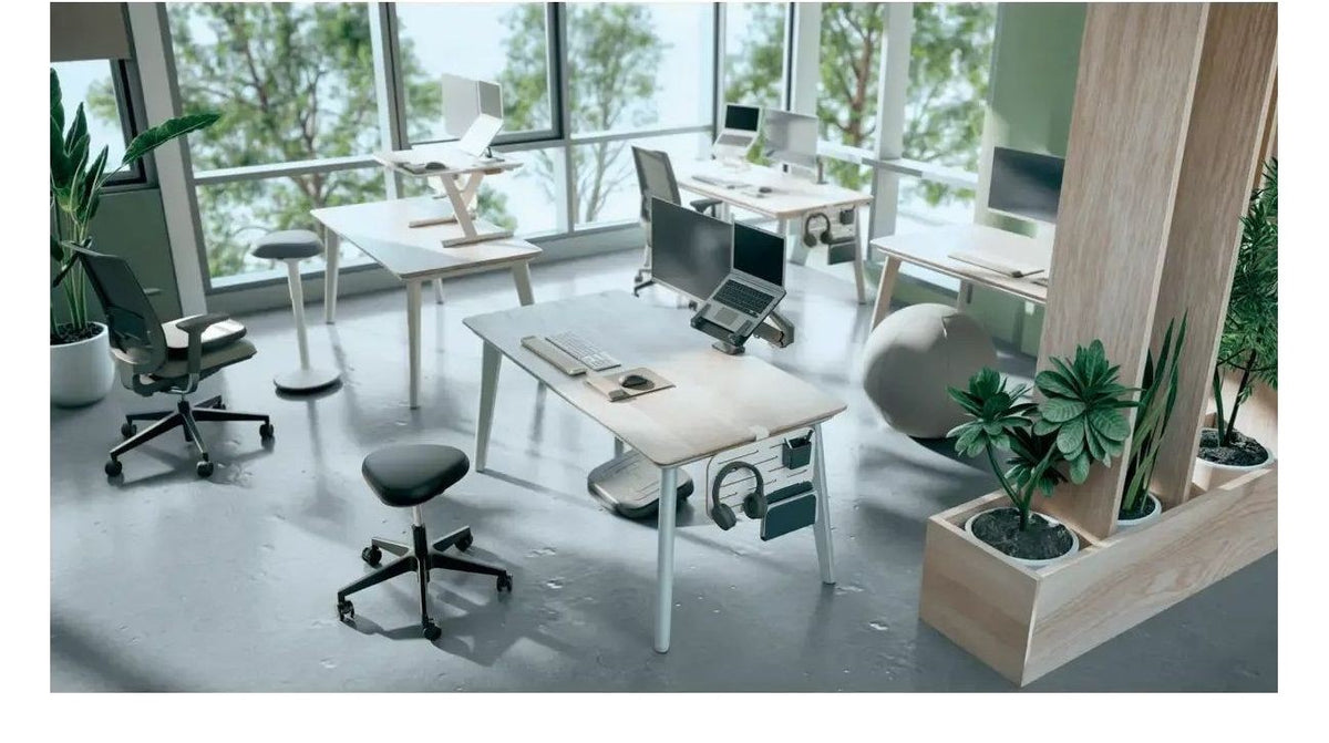 Leitz Ergo Sitting Stool with Wheels and Comfort Seat, view 12