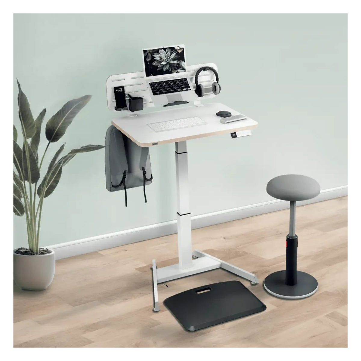 Leitz Ergo Small Electric Sit Standing Desk with Stand-Up Reminder, view 6