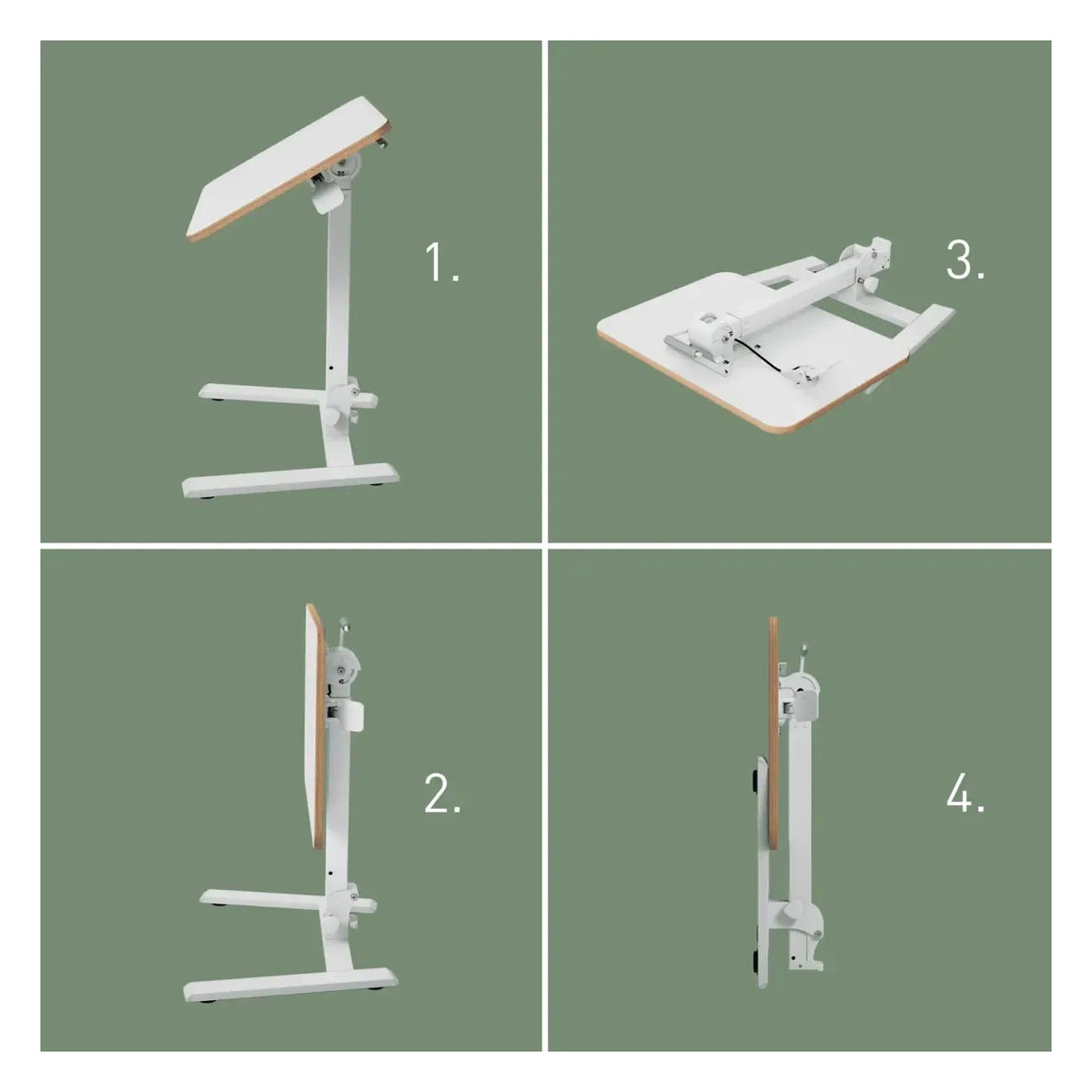 Leitz Ergo Small Foldable Sit Standing Desk, view 3