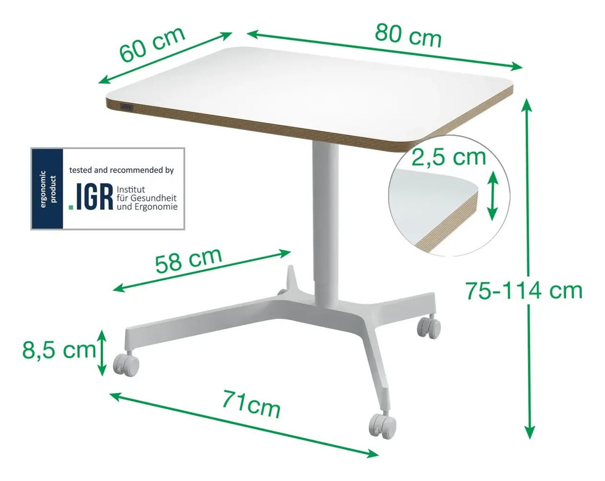 Leitz Ergo Small Sit Standing Desk, view 5