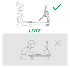 Leitz Ergo Space Saving Dual Monitor & Laptop Arm, view 8