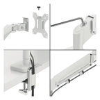 Leitz Ergo Space Saving Dual Monitor Arm, view 14