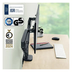 Leitz Ergo Space Saving Dual Monitor Arm, view 3