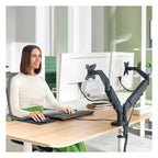 Leitz Ergo Space Saving Dual Monitor Arm, view 9