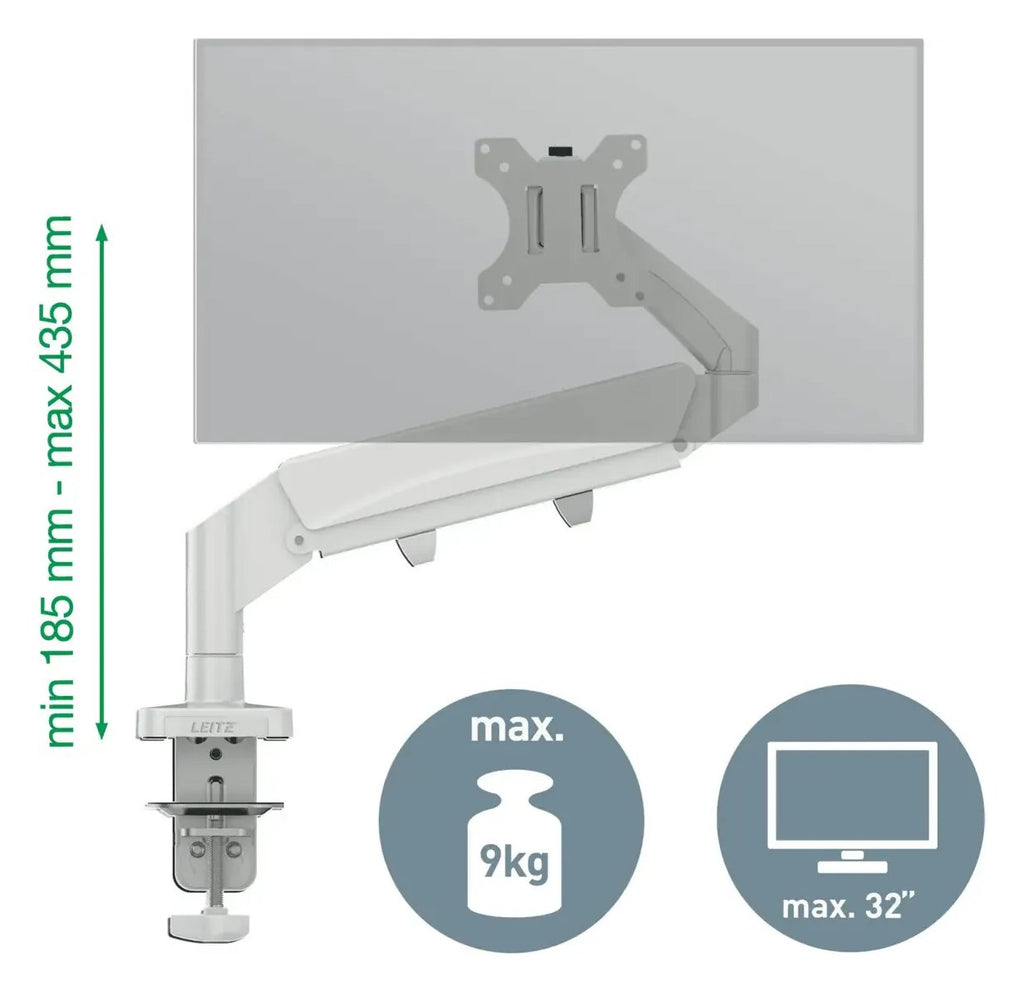 Leitz Ergo Space Saving Single Monitor Arm, view 13