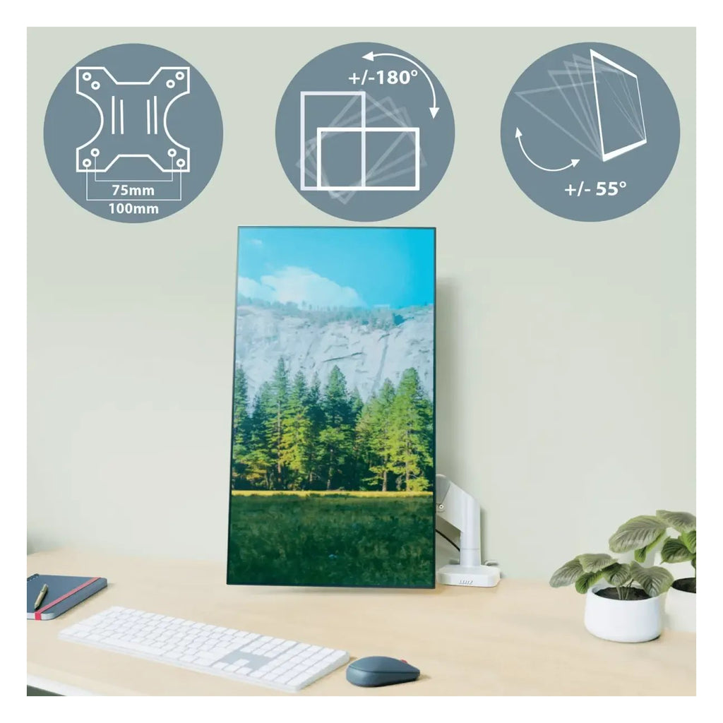 Leitz Ergo Space Saving Single Monitor Arm, view 15