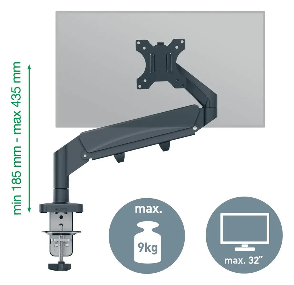 Leitz Ergo Space Saving Single Monitor Arm, view 5