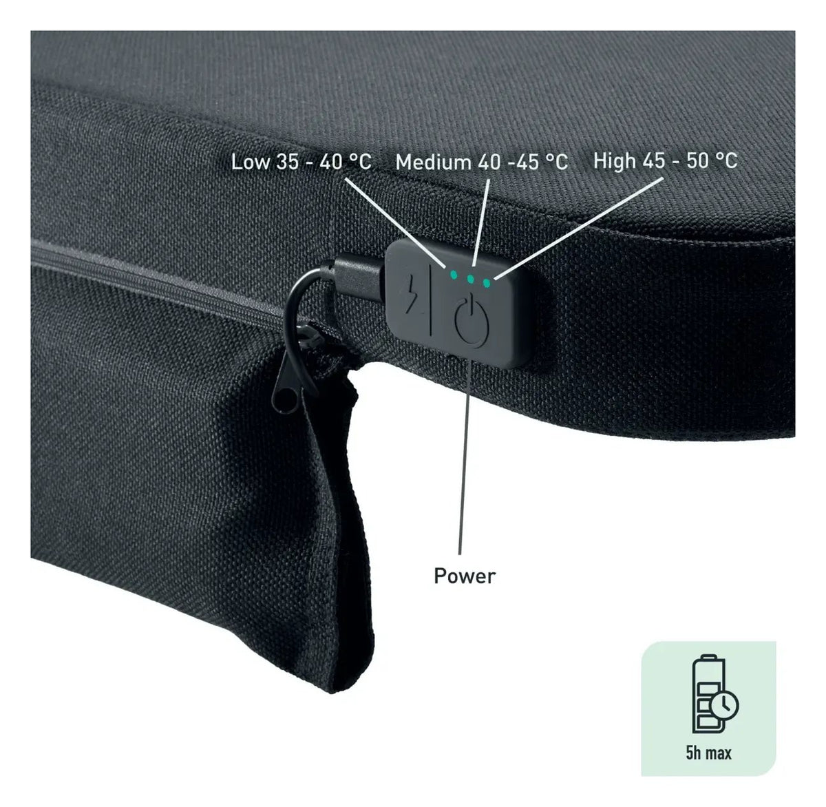 Leitz IComfi Heated Seat Cushion, view 4