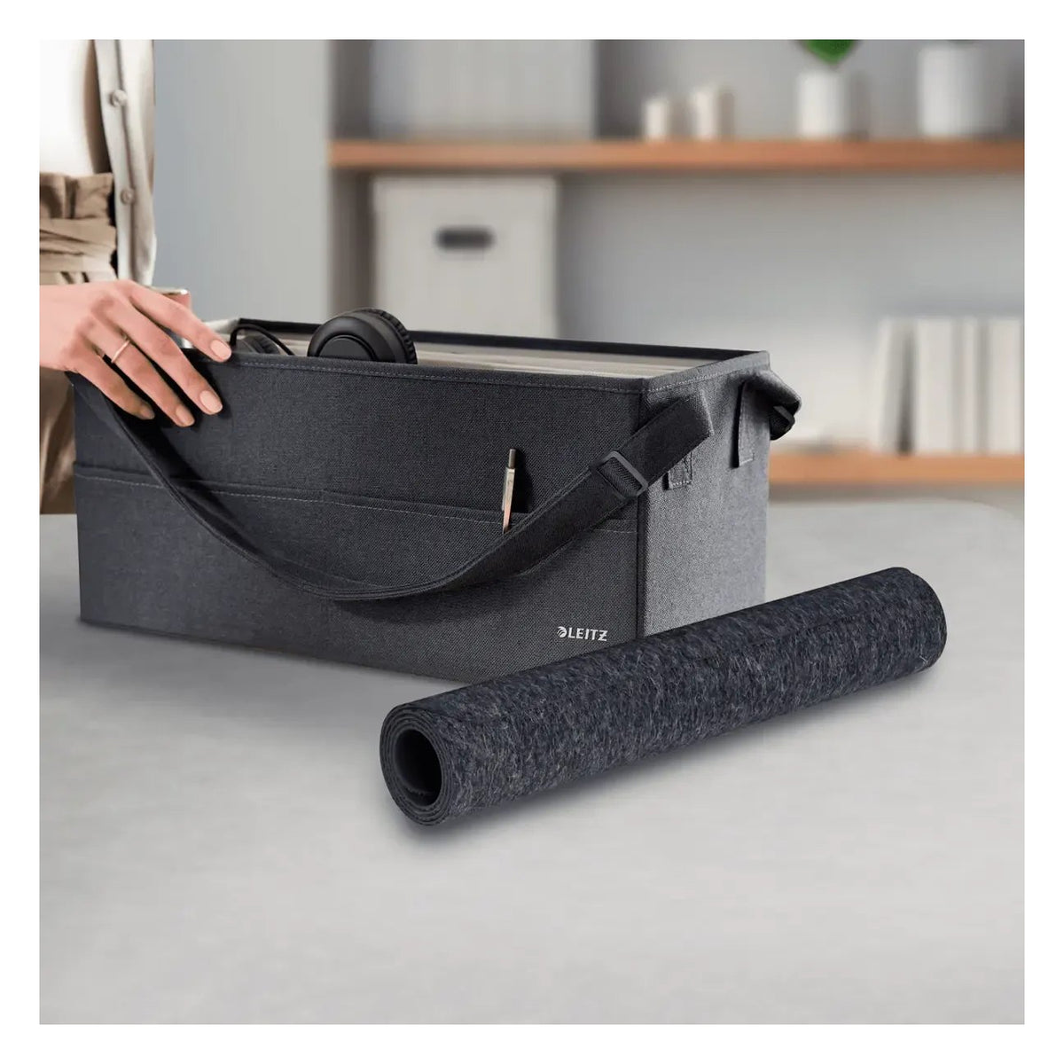 Leitz Large Felt Desk Mat, view 3