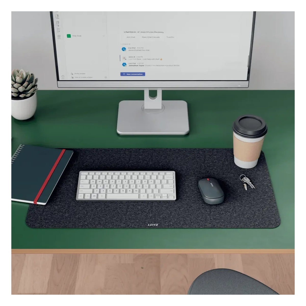 Leitz Large Felt Desk Mat, view 5