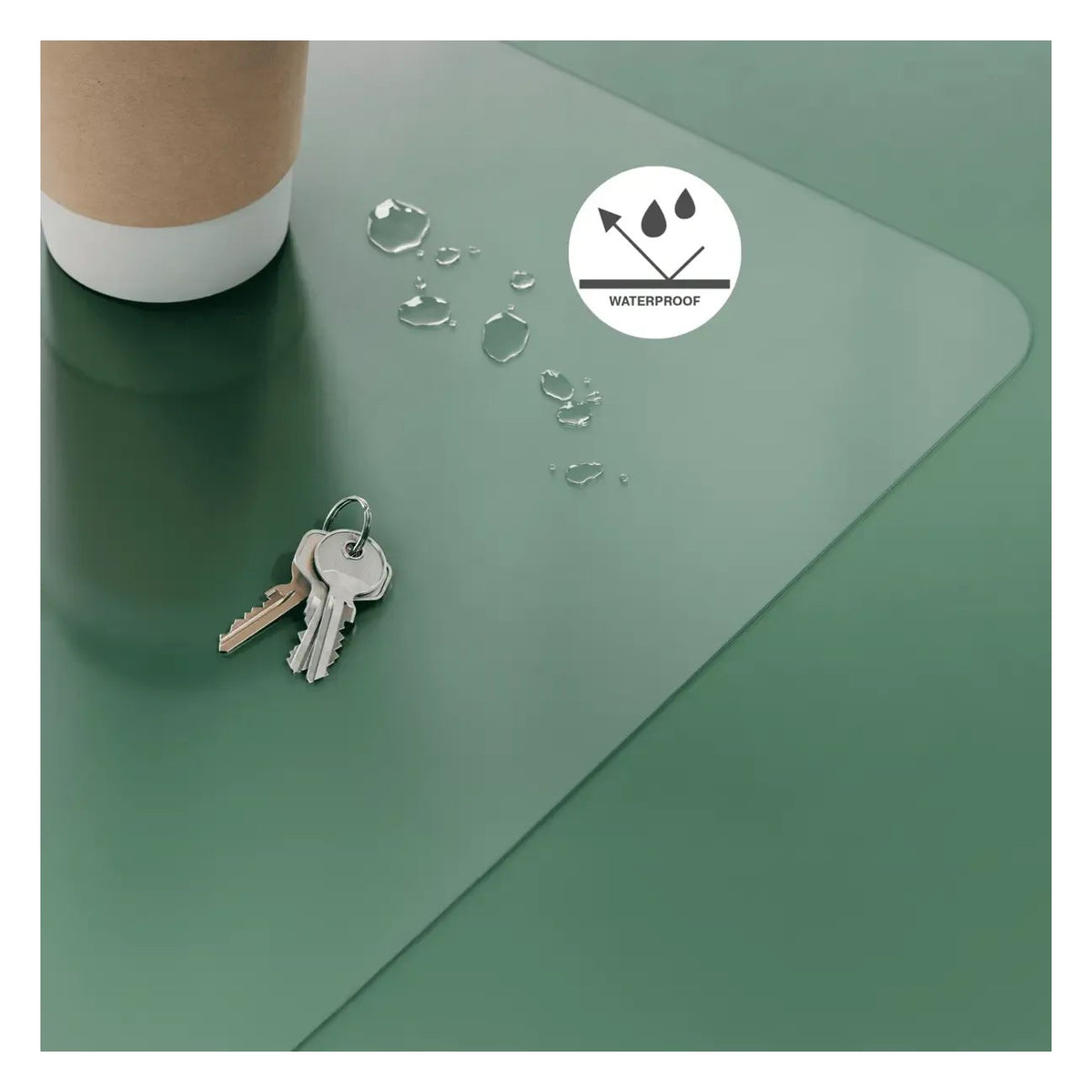Leitz Large Transparent Desk Mat, view 2