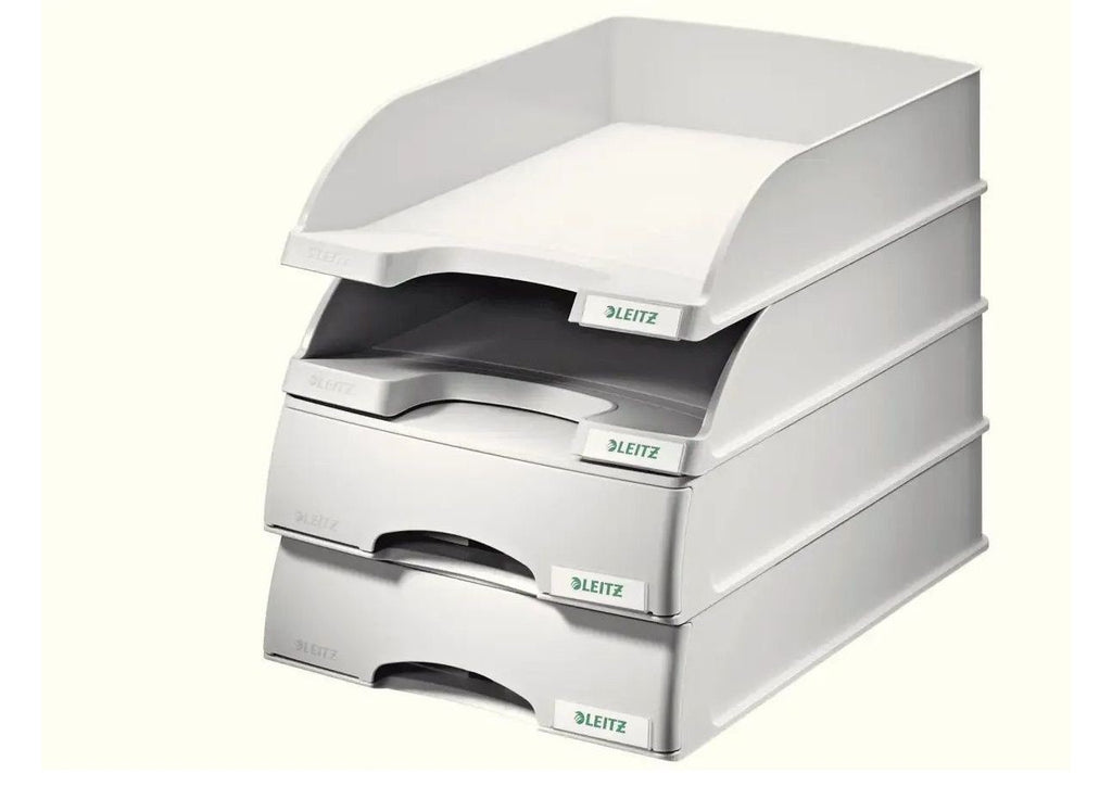 Leitz Plus Letter Tray Drawer Unit, Black, view 4
