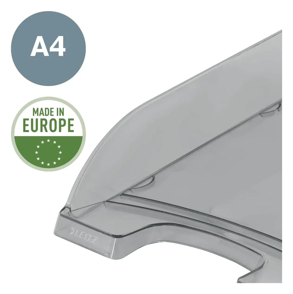 Leitz Plus Letter Tray, Transparent, view 4