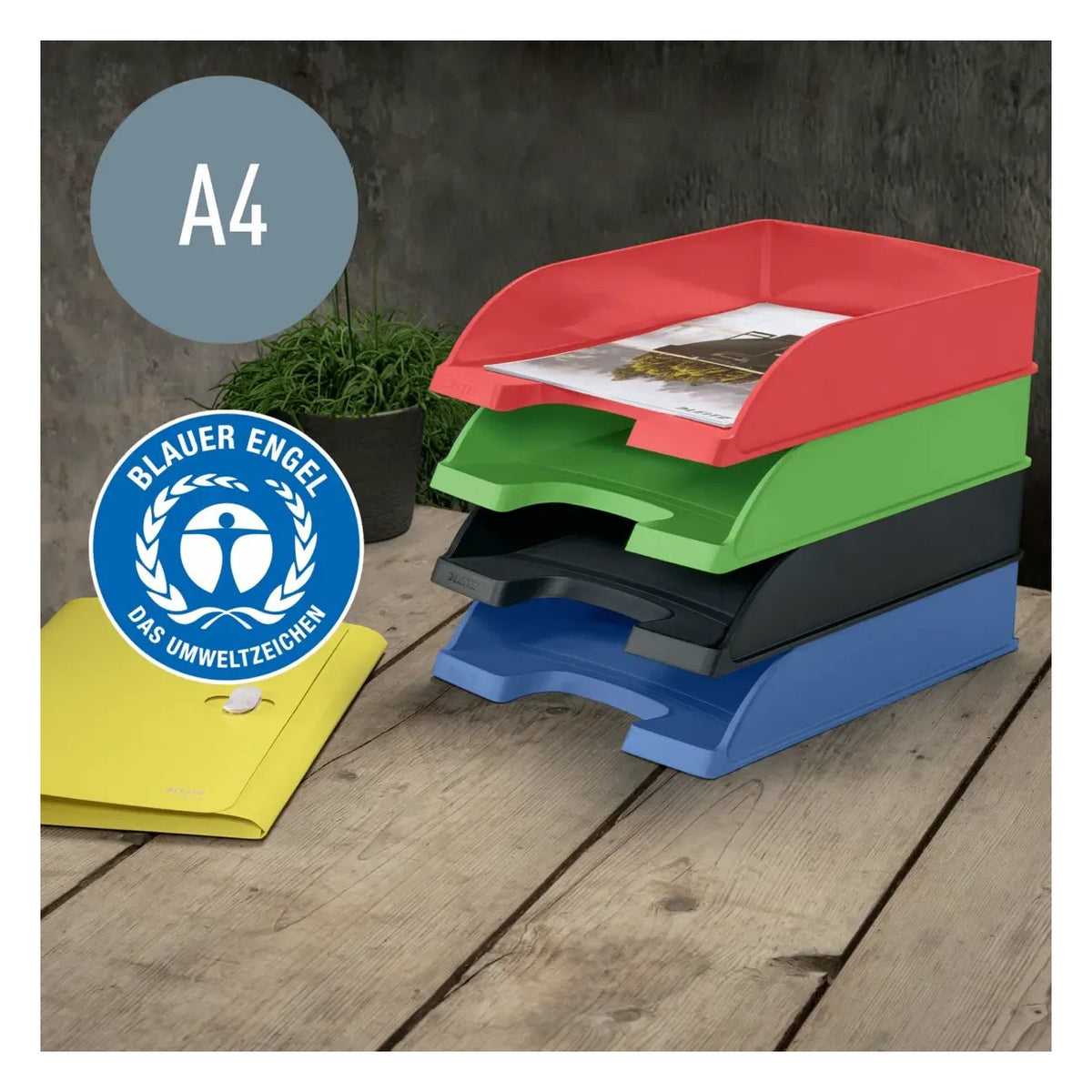 Leitz Recycle Letter Tray, view 3