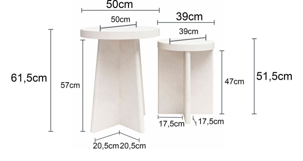 Liam Round End Tables (Pack of 2), view 2