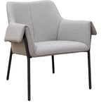 Liana Lounge Chair in light grey, 1 seater