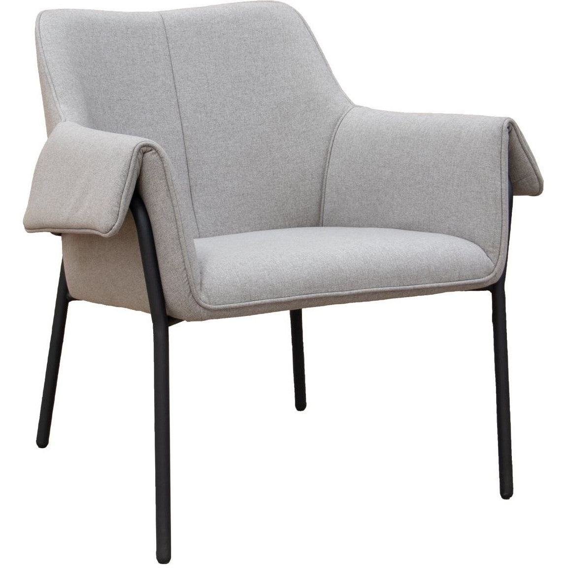Liana Lounge Chair in light grey, 1 seater